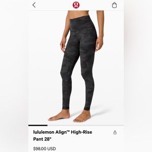 Lululemon Align High Rise Leggings
